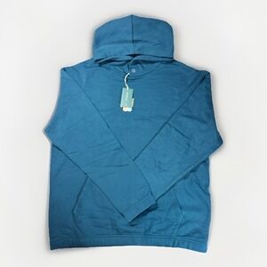 Tentree Hoodie Men's L Blue NWT Sustainable Recycled Cotton REPREVE Pullover